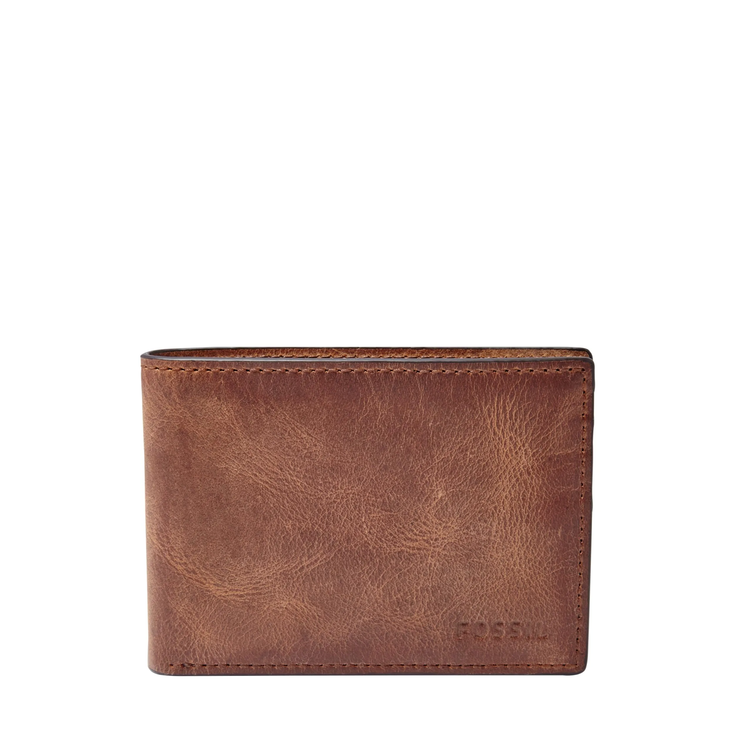 Fossil Men's Ingram Leather Slim Minimalist Bifold Wallet