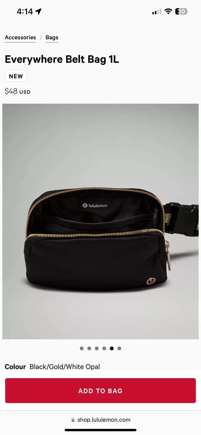 Lululemon Everywhere Belt Bag 1L