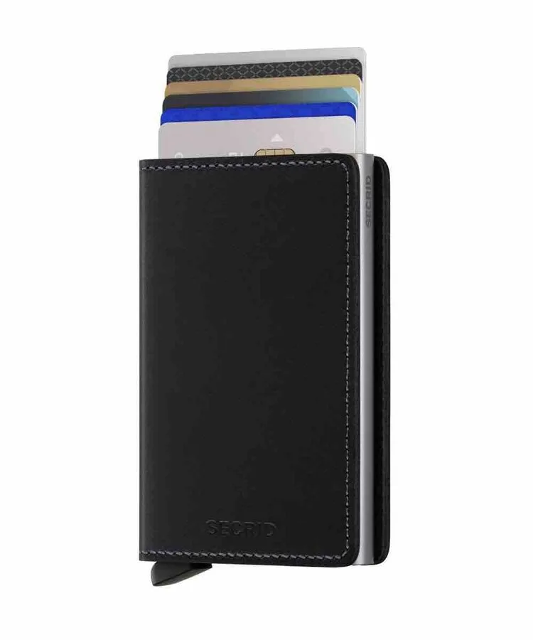 Secrid Slimwallet Matte Black Leather